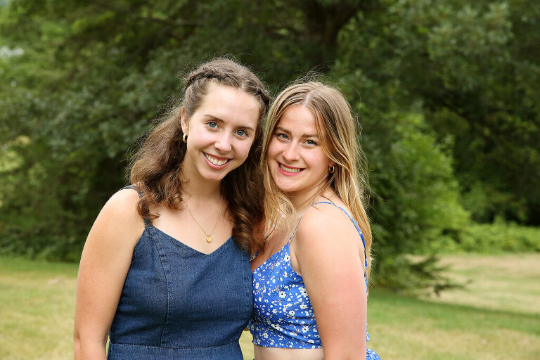 eden prairie sisters photographed at staring lake